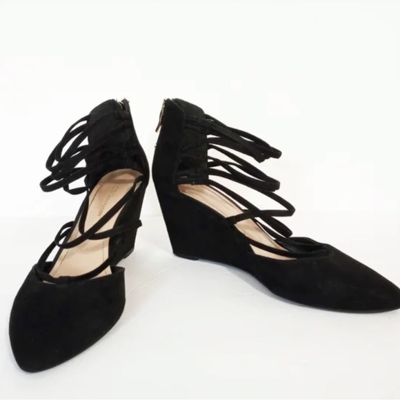 BCBGeneration Suede Wedge Heel - Picture 2 of 6